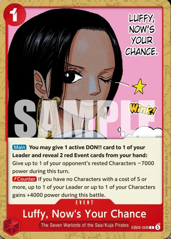 Luffy, Now's Your Chance (EB05-008)