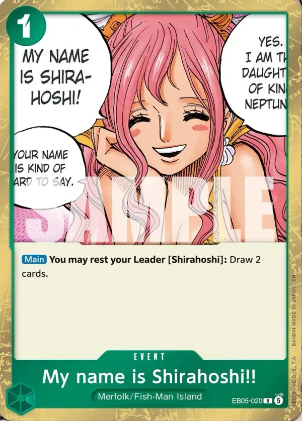 My name is Shirahoshi!! (EB05-020)