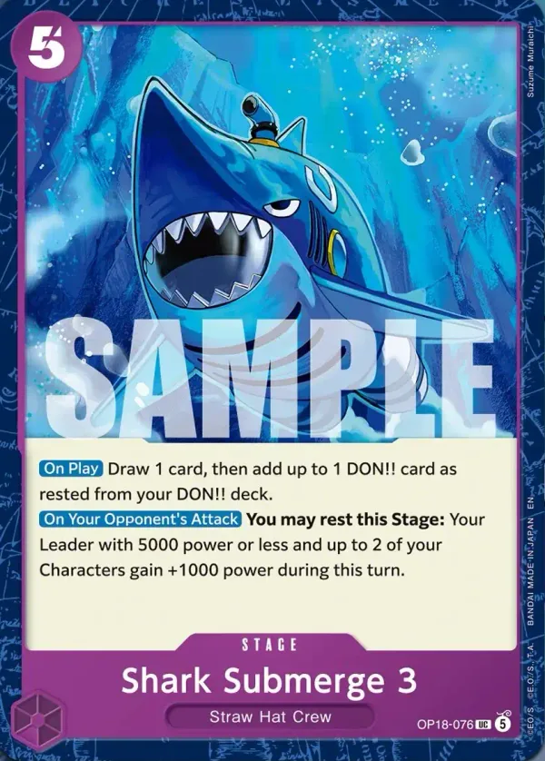 Shark Submerge 3 (OP18-076)