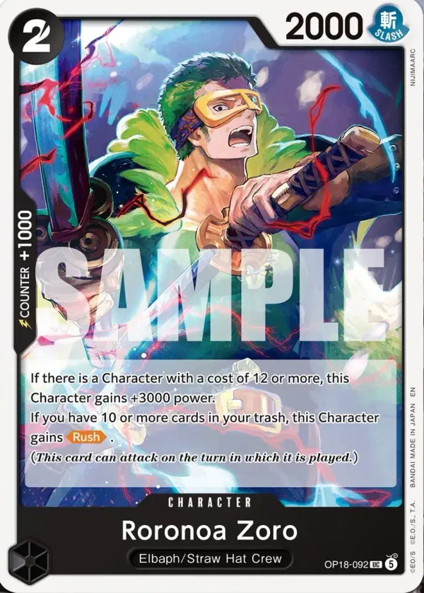 Roronoa Zoro (OP18-092)